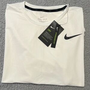 Nike Men's White Dri-FIT Tee